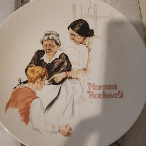 Norman Rockwell Collector Plate - Broken Window - Original box - No COA